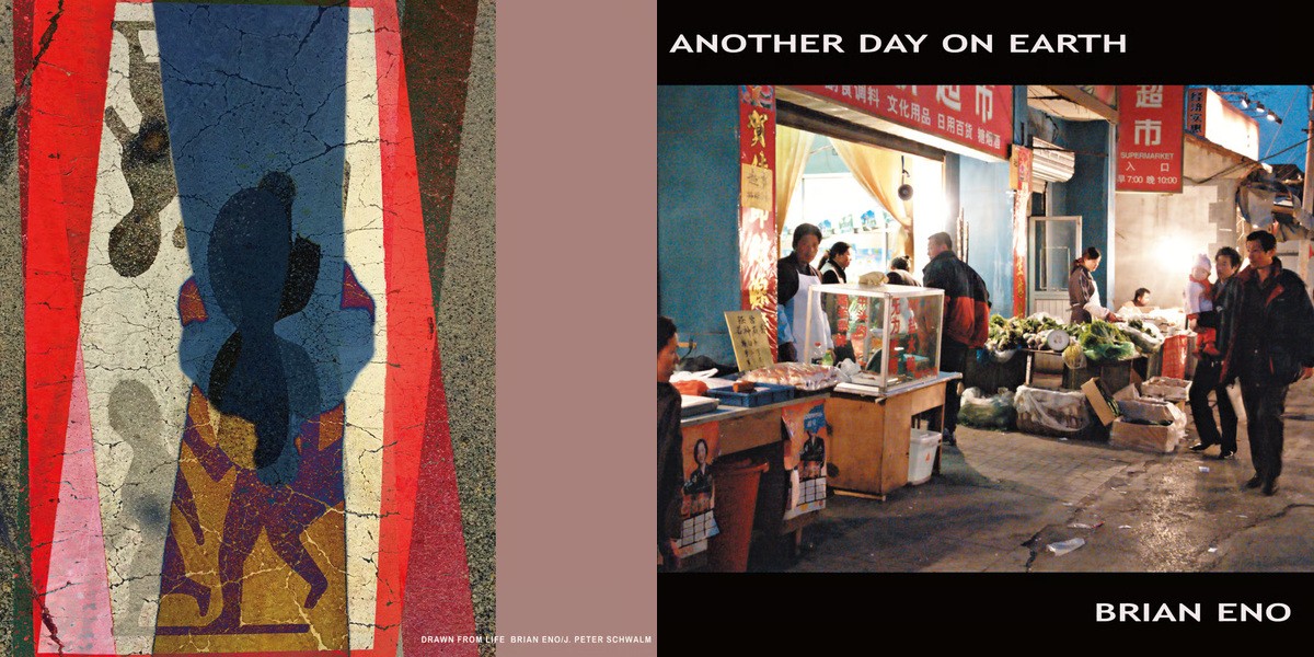 Official covers of Drawn From Life on the left and Another Day on Earth on the right.
