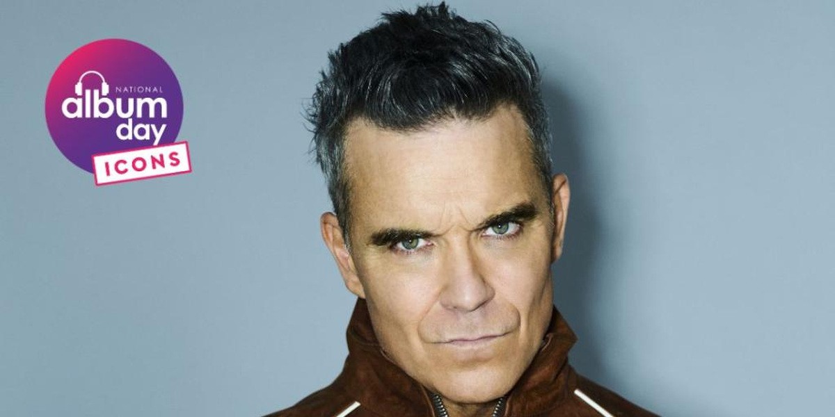 Robbie Williams in the National Album Day 2026 campaign