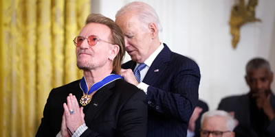 bono among 19 honorees to receive the presidential medal of freedom in 2025